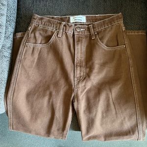 Reformation cowboy high rise straight jeans